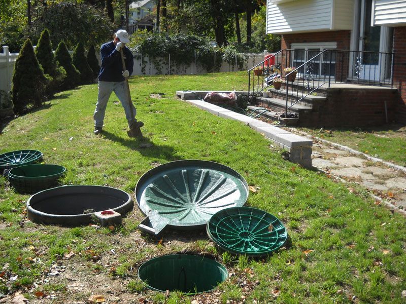 Septic system installation