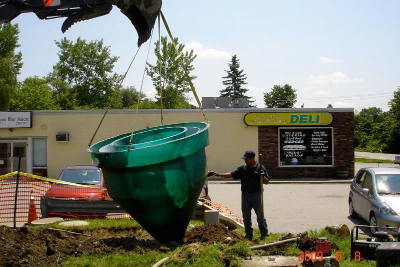 Septic system installation