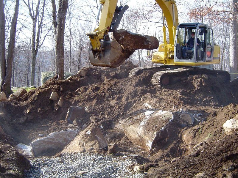 Septic system installation