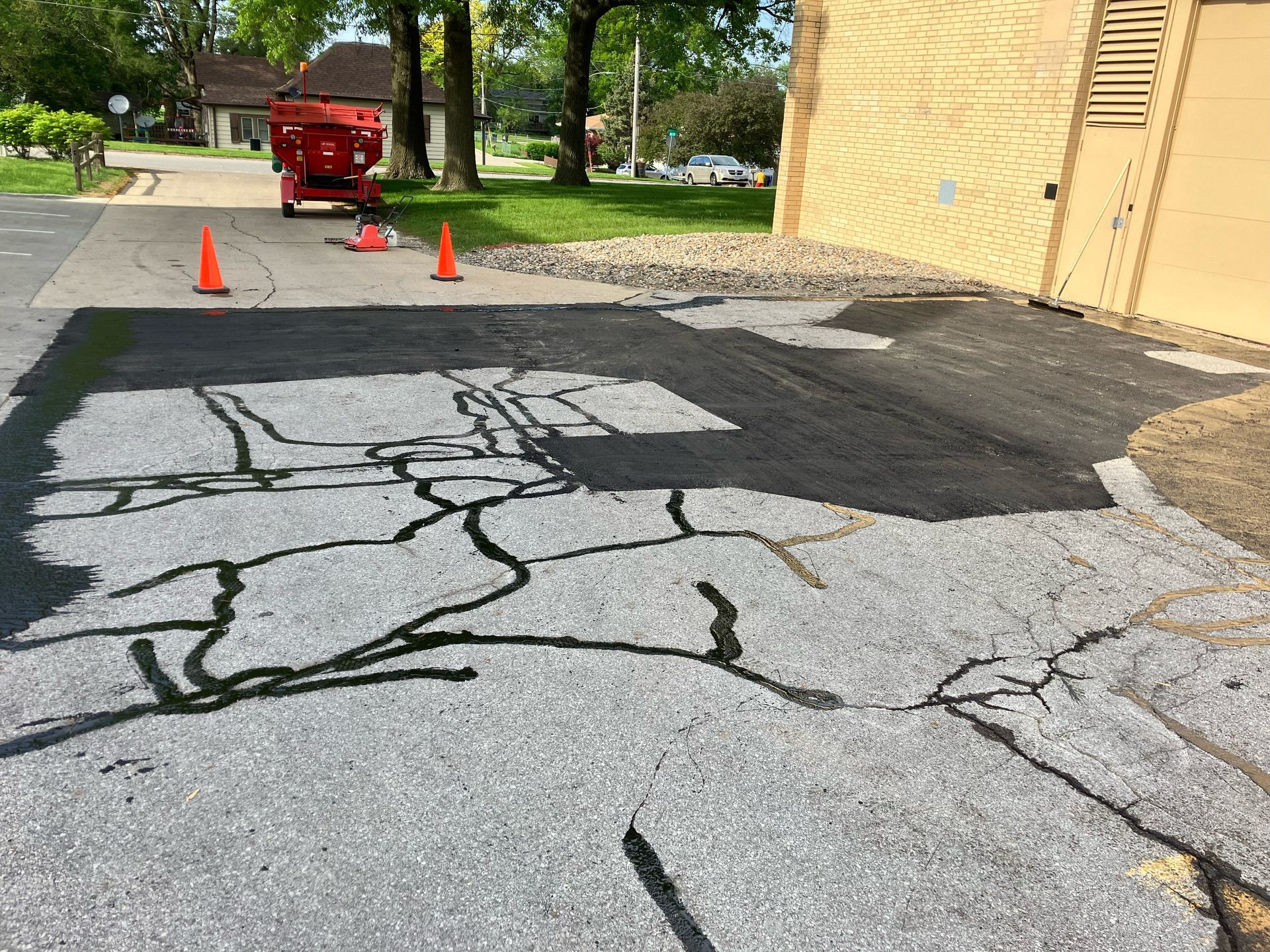 asphalt crack filling