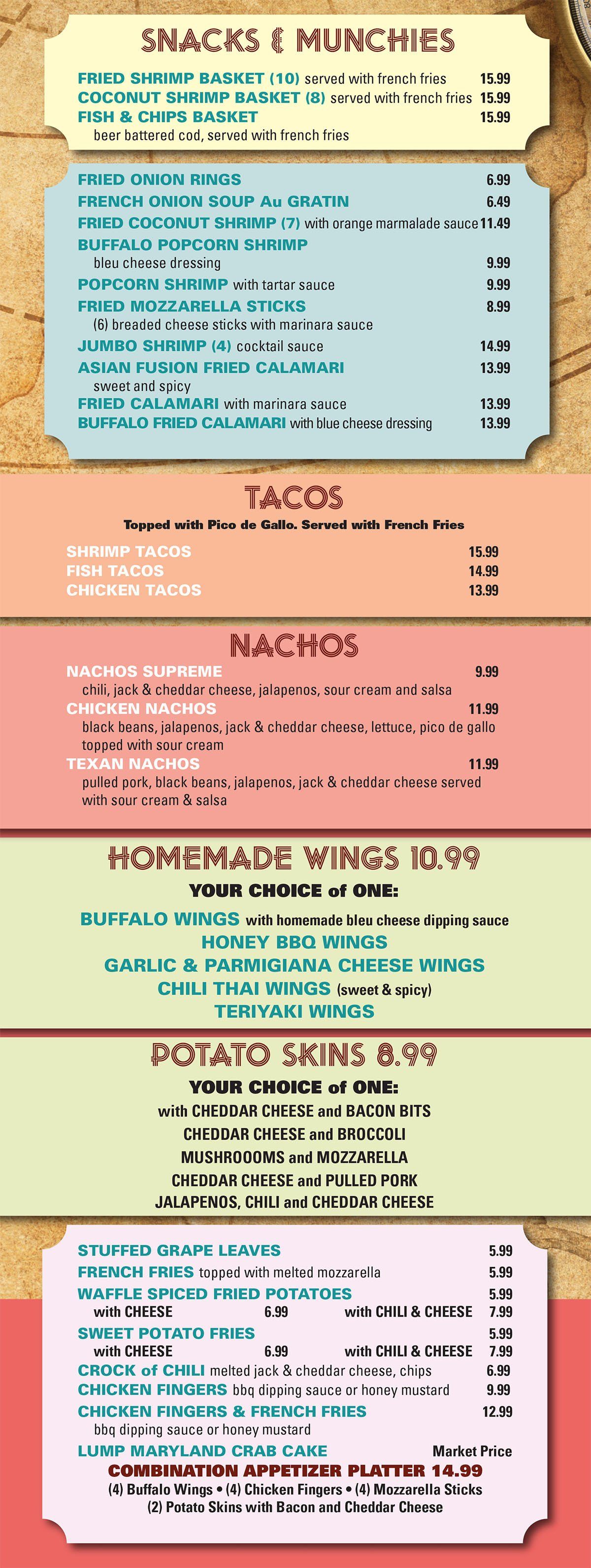 Nautilus DinerRestaurant Crofton Menu Crofton, MD