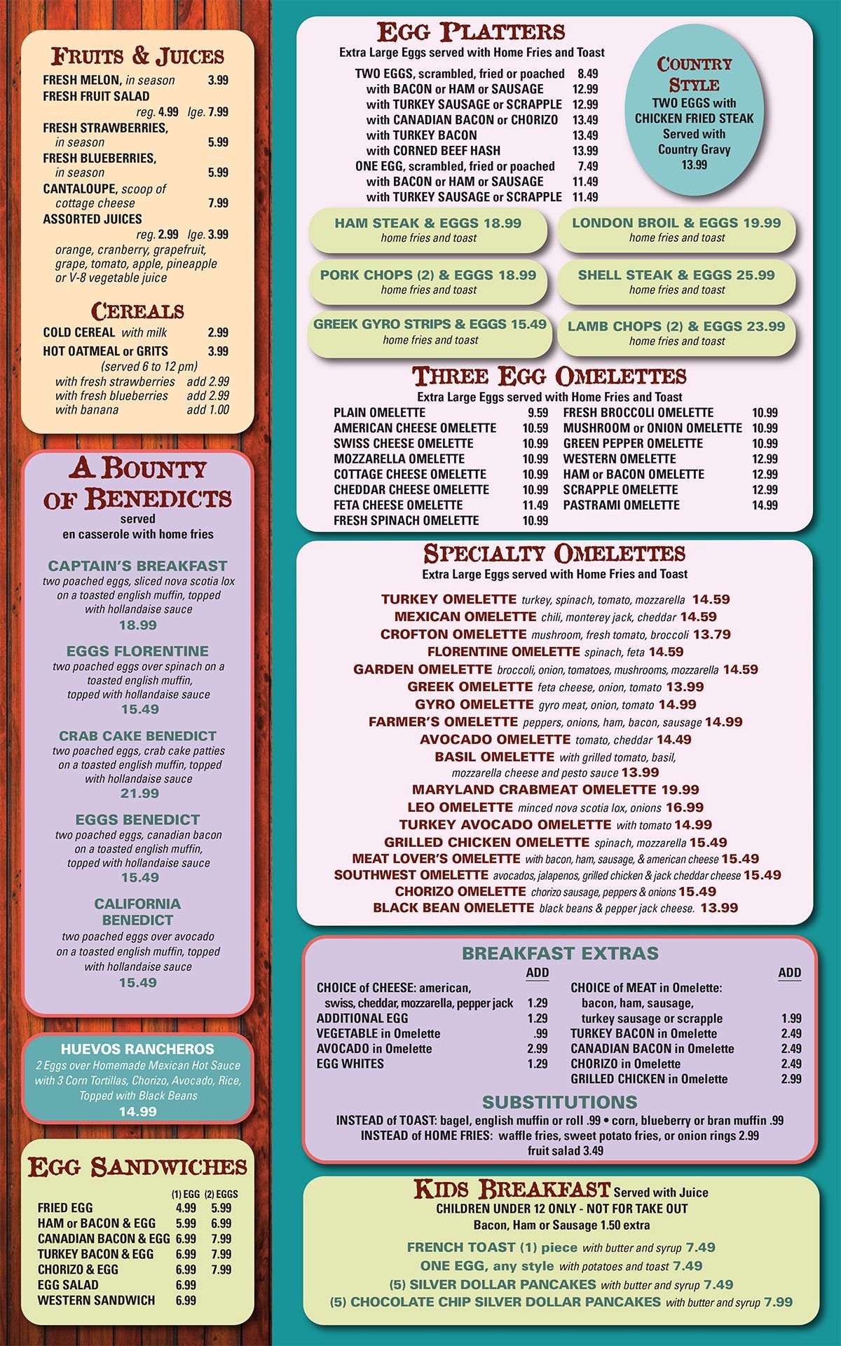 Nautilus Diner-Restaurant Crofton Menu | Crofton, MD