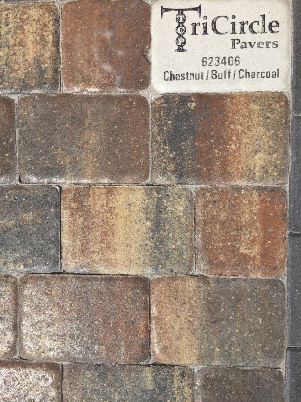 Euro Cobble 2-Piece Chestnut/Buff/Charcoal 30MM/60MM