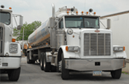 Delivery tank truck
