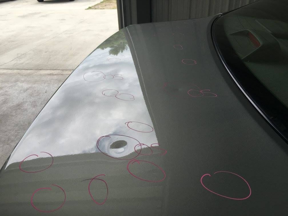 Hail damage