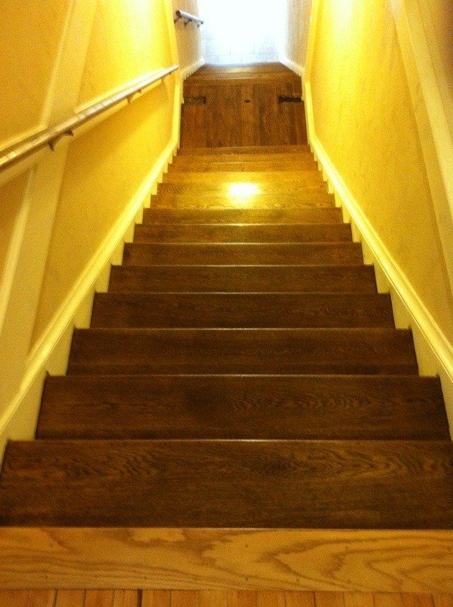 Wood Staircase by Justin Heider Flooring