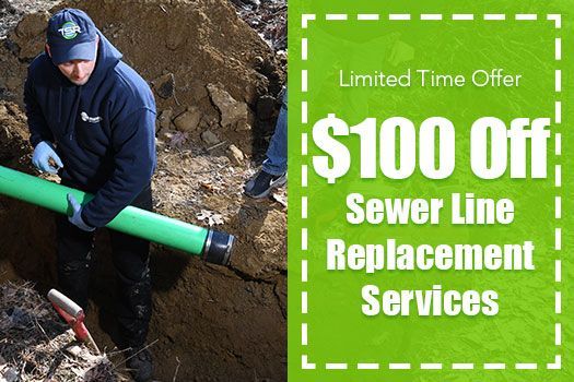 sewer line replacement services
