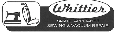 Whittier Small Appliance Sewing & Vacuum-Logo
