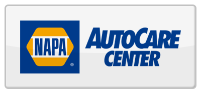 A napa autocare center logo on a white background