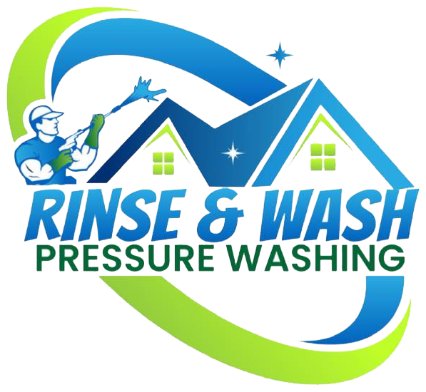 Rinse & Wash Pressure Washing Logo
