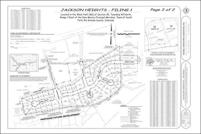 Detailed black-and-white town map with streets, labels, inset diagrams, and a legend.