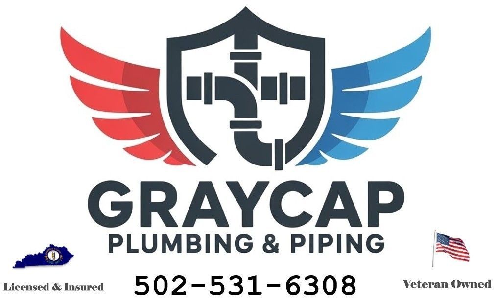Gray Cap Plumbing logo
