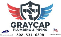 Gray Cap Plumbing logo