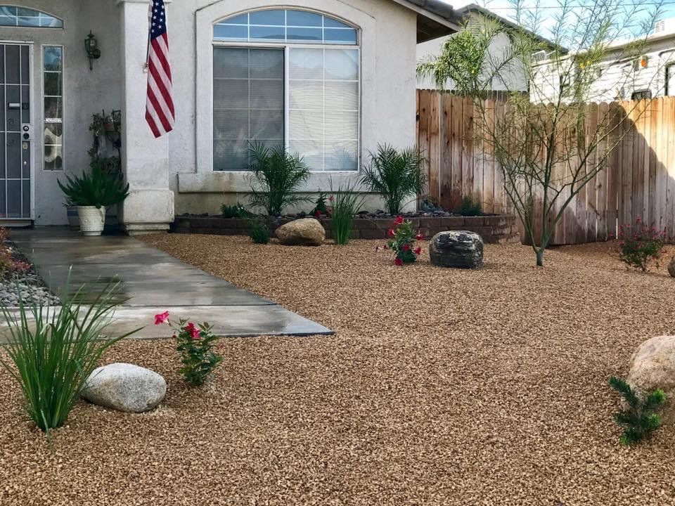 a house with an American flag on the front of it