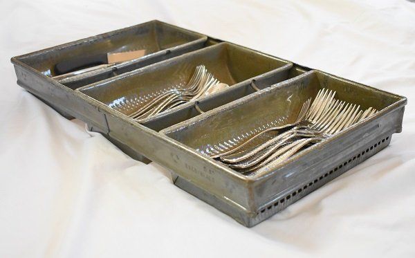 Antique Flatware Tray