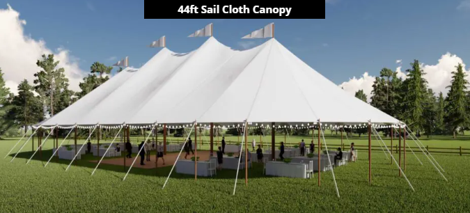 Sail Cloth Canopy for Weddings Rental