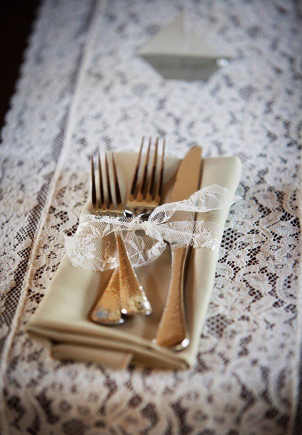 Silverware and linens