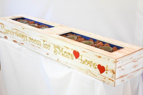 s'mores roasting station