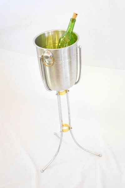 Silver Wine Bucket w/ Stand $12.00
