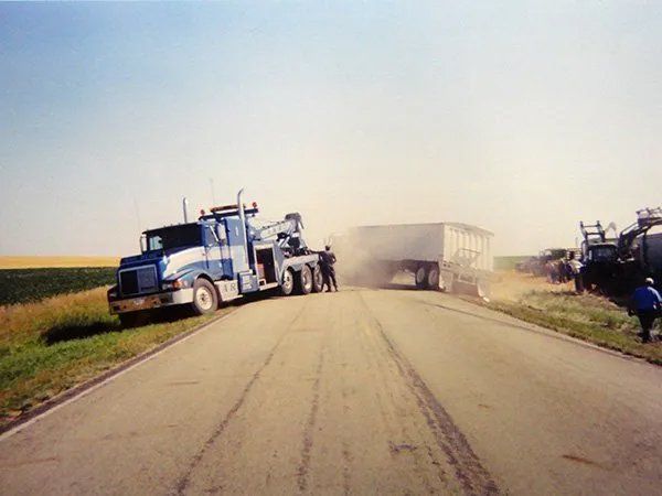 24-Hour towing and wrecker service