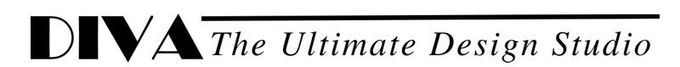 DIVA logo with the tagline &ldquo;The Ultimate Design Studio&rdquo; in black text on a light background