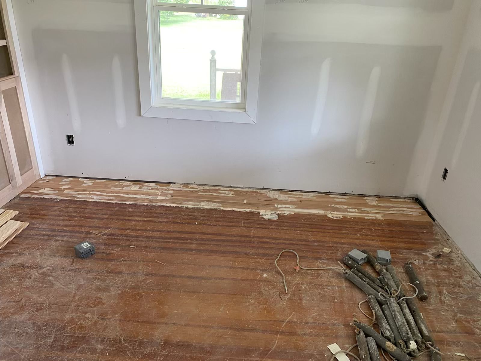 A room under construction