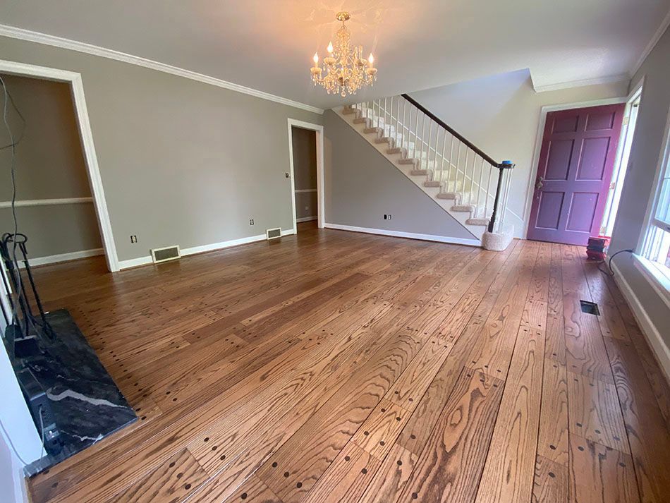 Newly installed beautiful floor