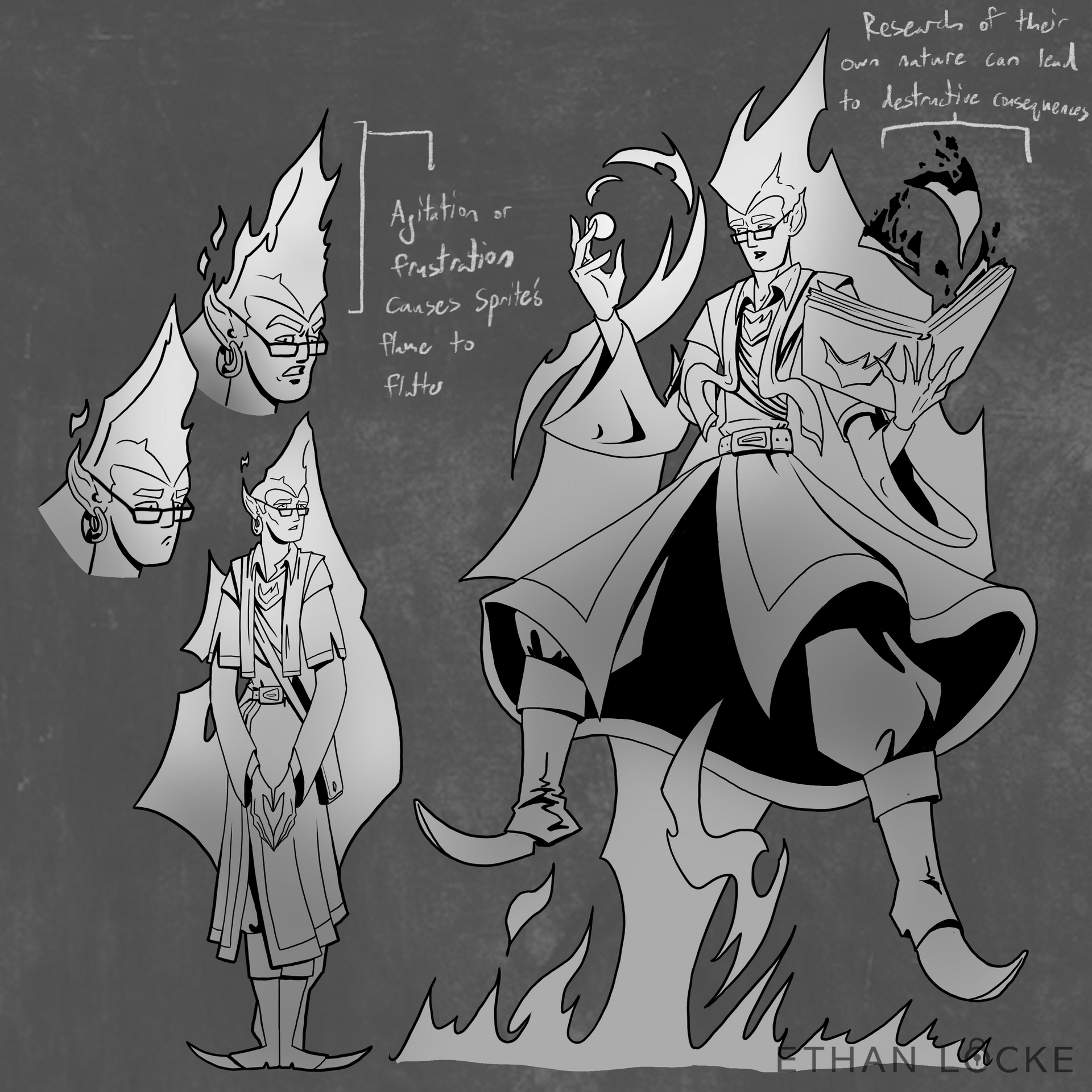 digital character drawing