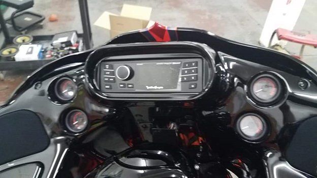 Motorcycle audio and lighting