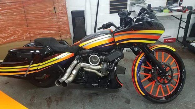 Customized motorcycle