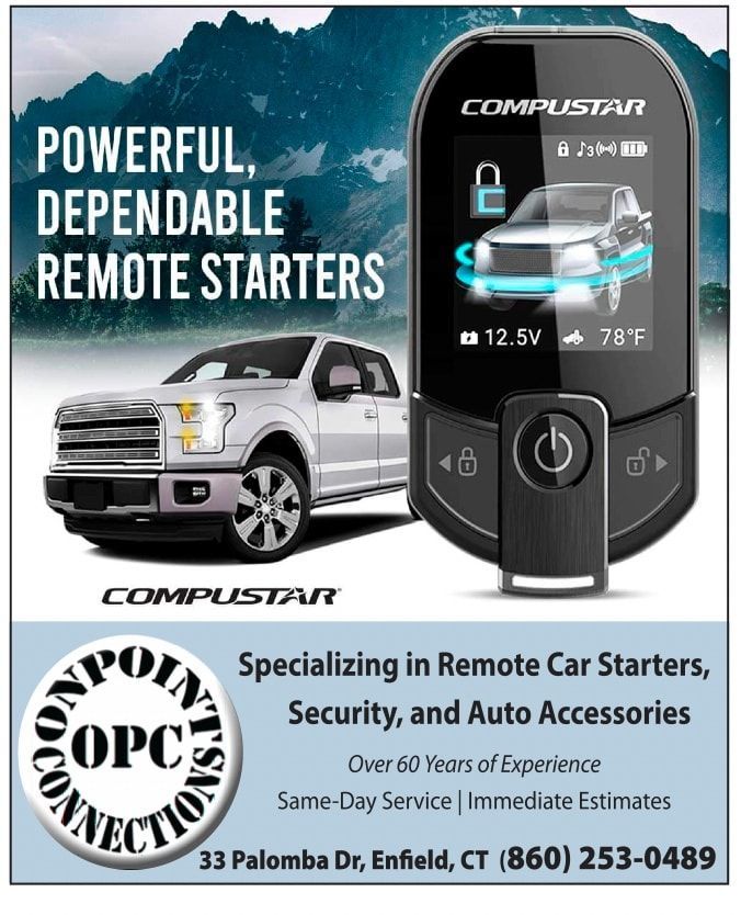 An advertisement for powerful dependable remote starters