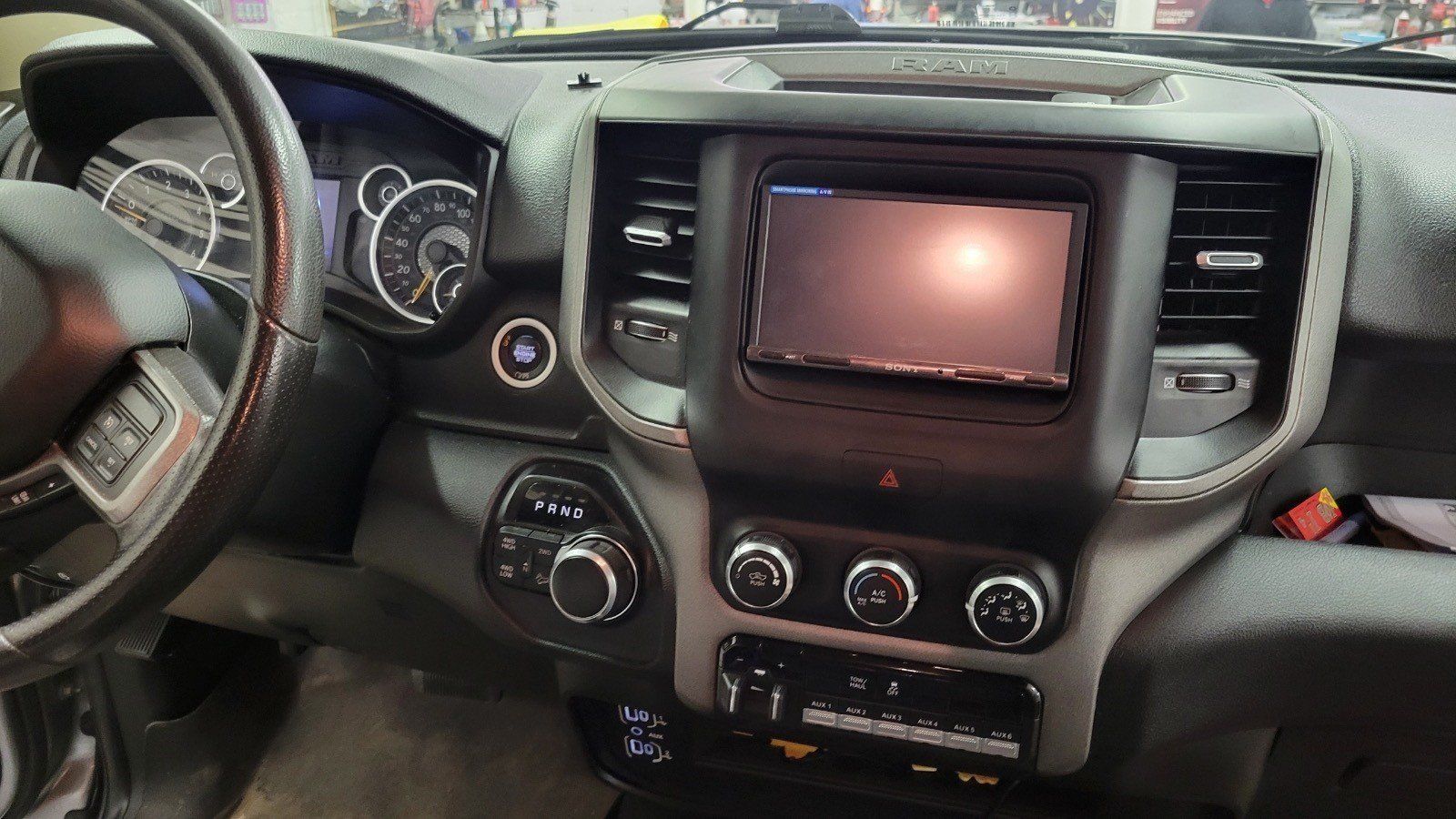 Car stereo with LCD screen