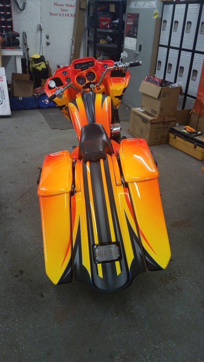 Customized motorcycle