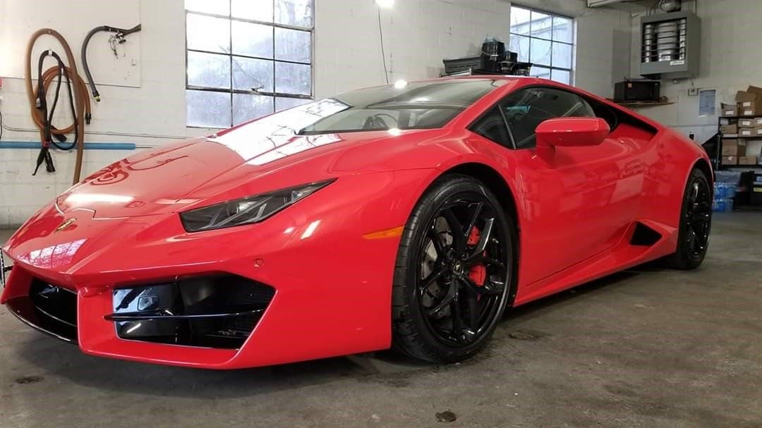 Red sports car