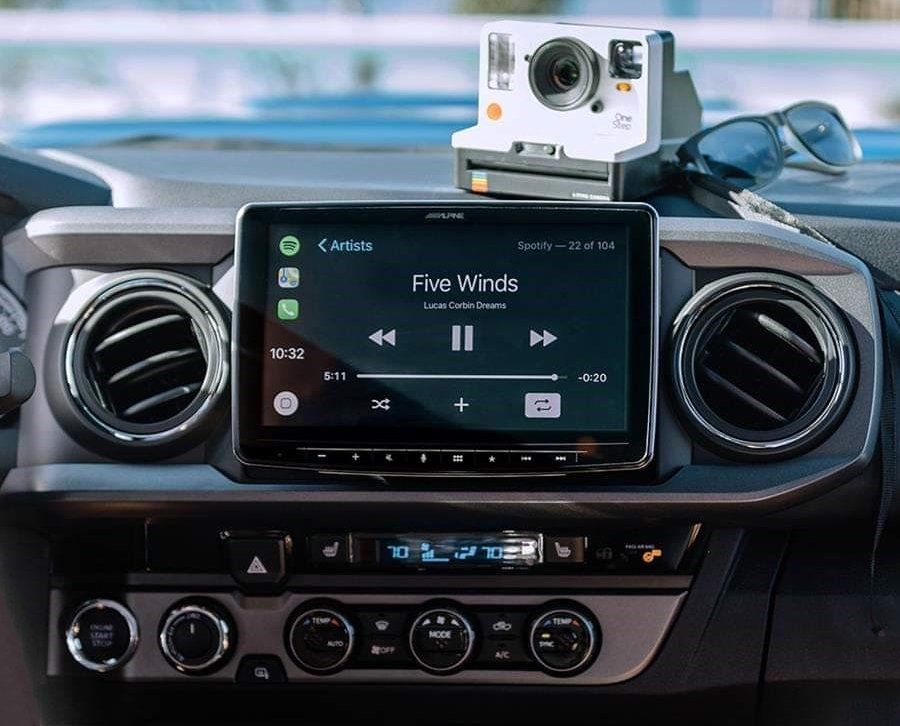 Car video screen and sound