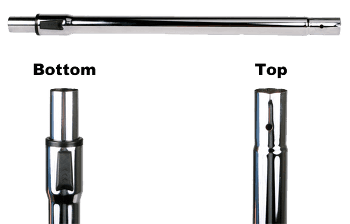 Telescopic Wand - Button Lock Top - Friction Bottom