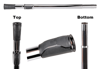 Comfort Grip Telescopic Wand - Button Lock Top - Friction Bottom