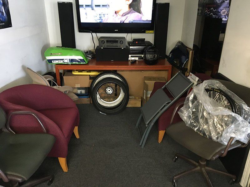 Motorcycle tire and rims