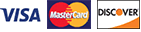 Visa, MasterCard, Discover, American Express, Cash