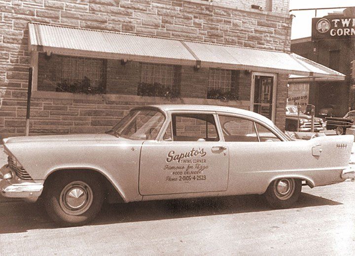 Old photo of a Saputo's building