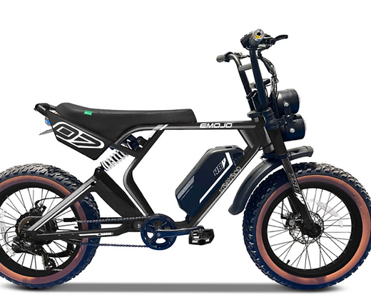 A black motorcycle with the number 07 on the side