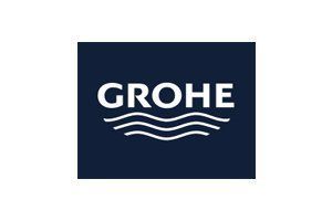 Grohe logo: White text 