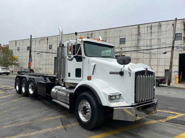 Clean white truck front side view