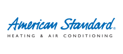 American Standard logo in blue script, with 