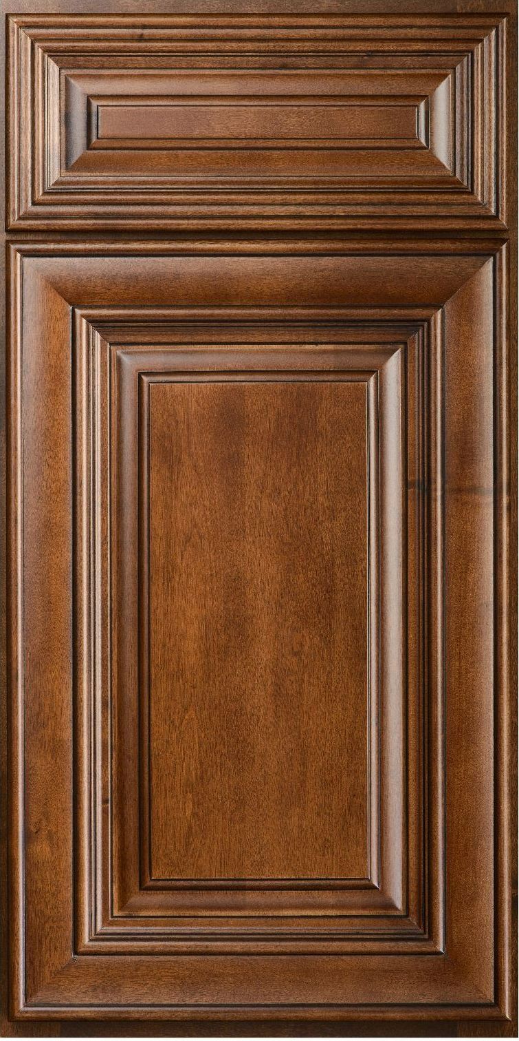 a close up of a wooden cabinet door on a white background .