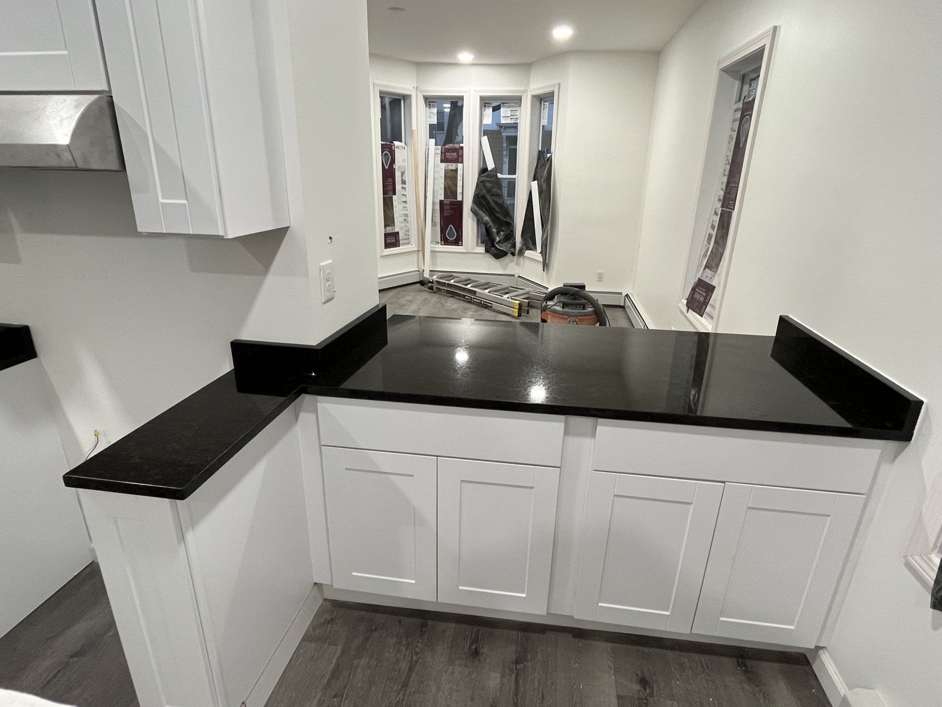 Black countertops