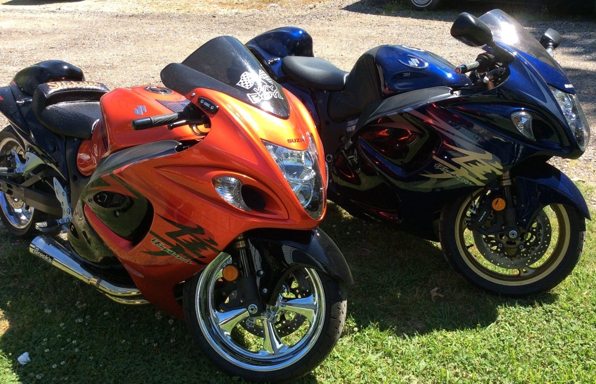 two big bikes