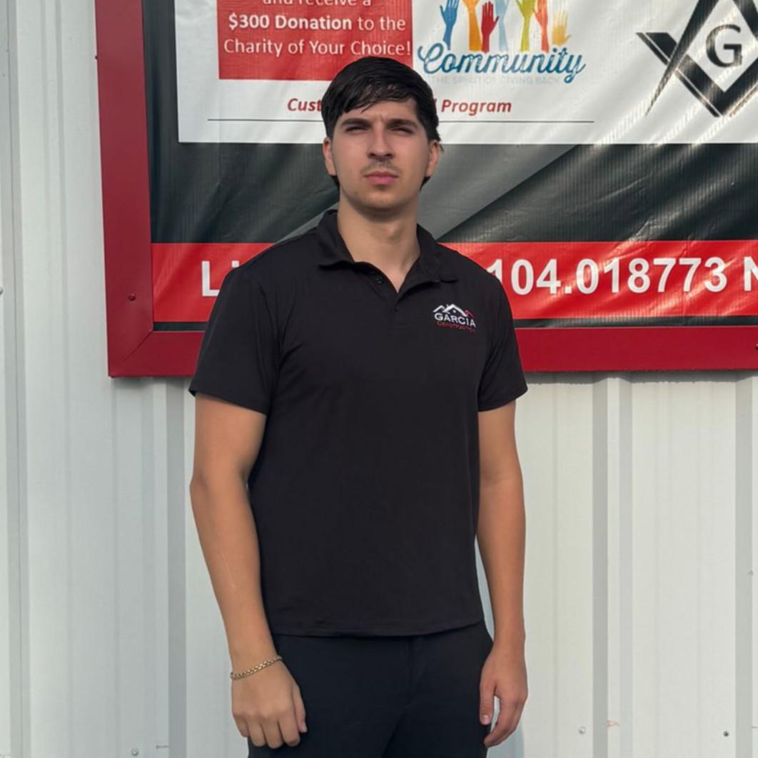 Garcia Construction team member Andres Garcia