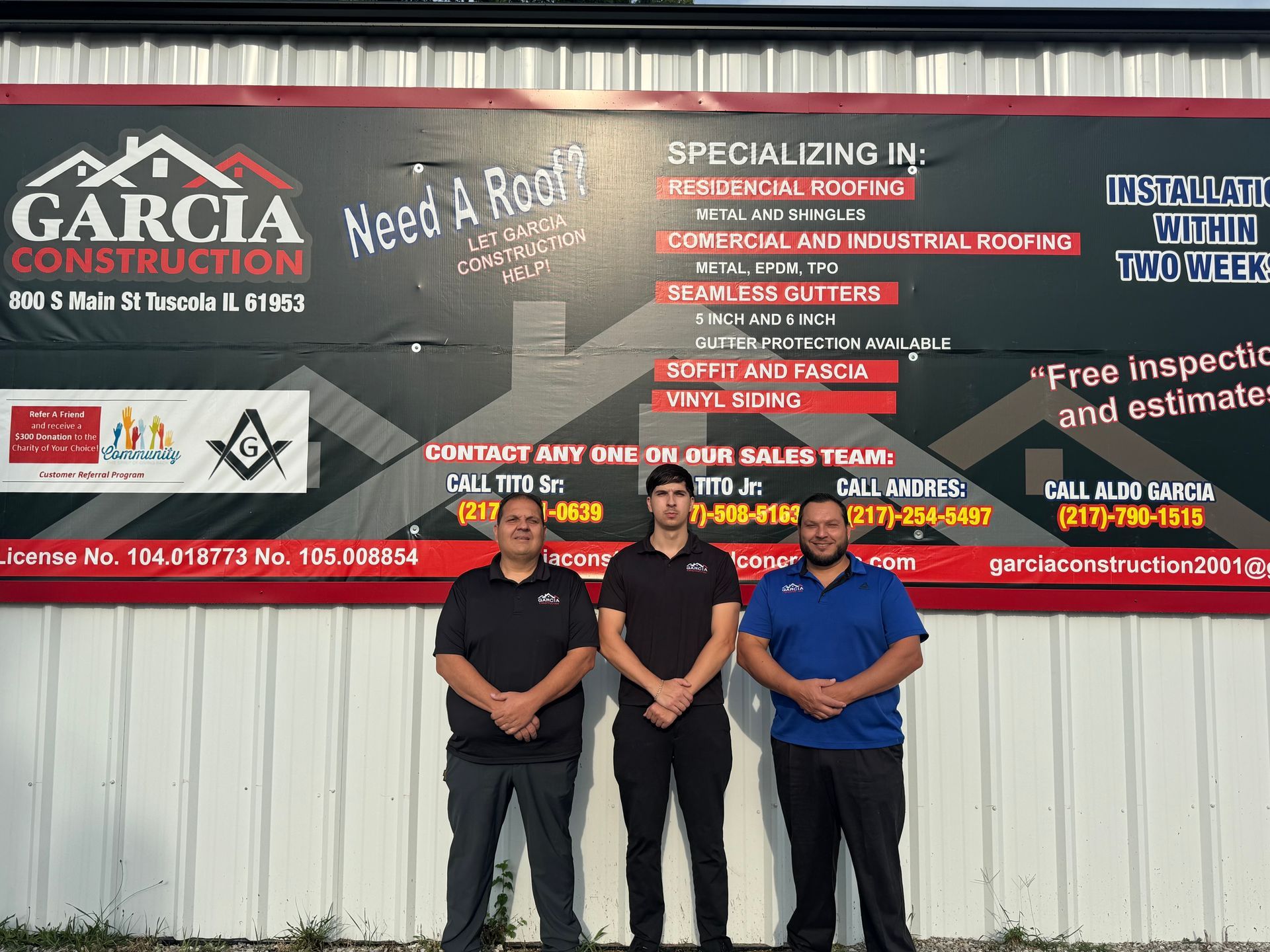 Garcia Construction team picture