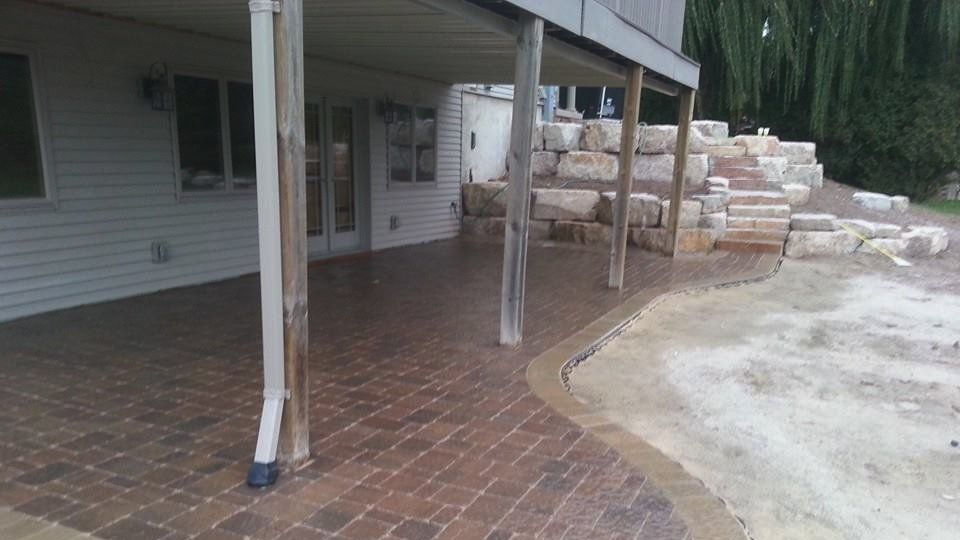 Hardscaping patio